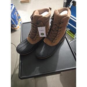 Goodfellow & Co Men's Tan and Black Duck Boots - Size 11